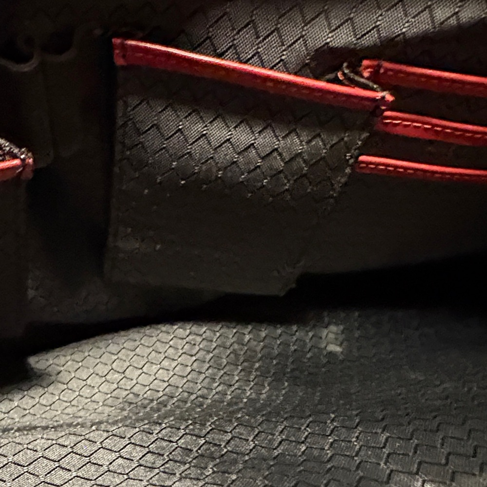 CBK Franklin Covey Deep Red Leather Tote - Picture 5 of 13